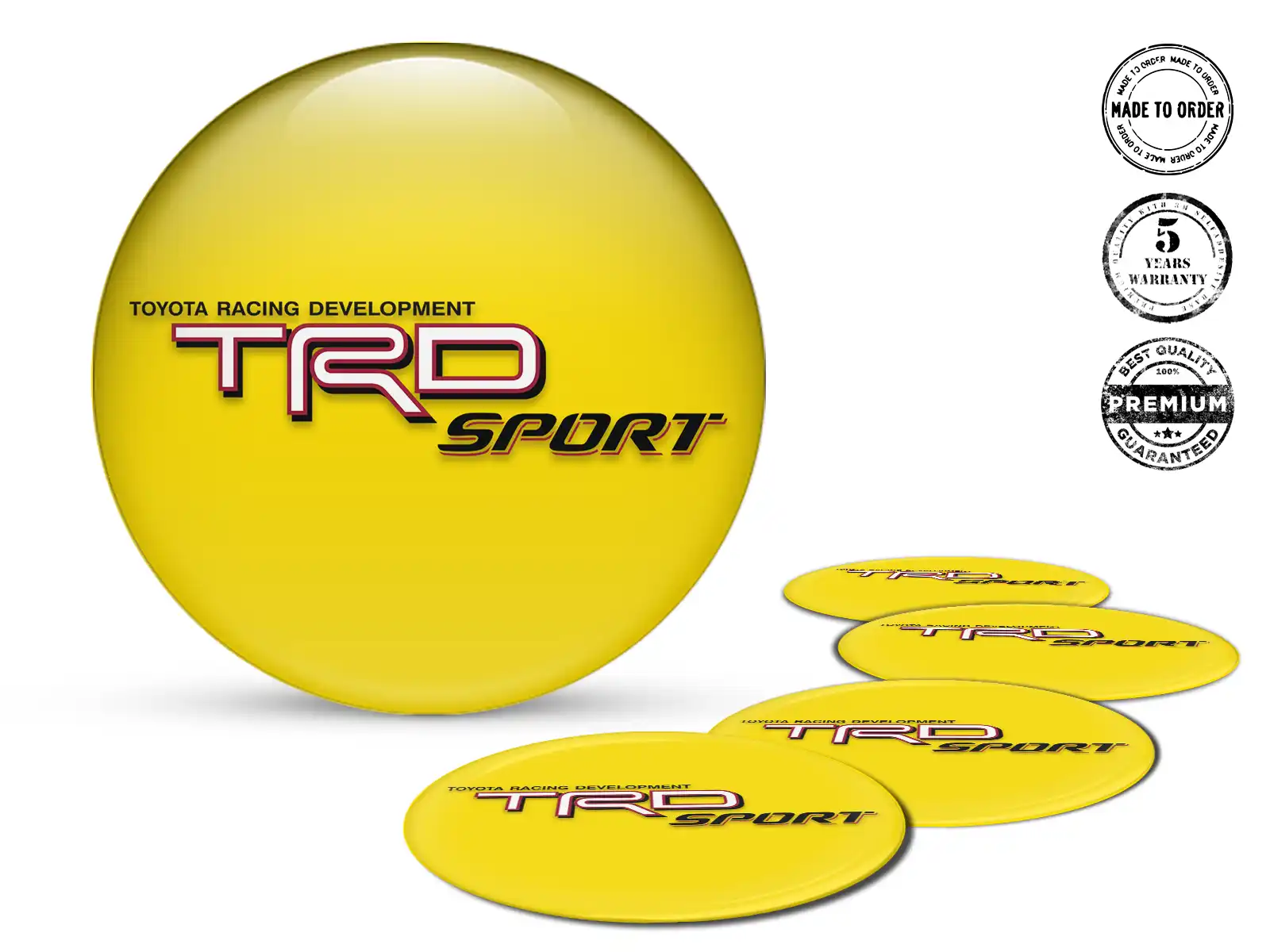 Toyota TRD Calcomanías en Ruedas Estilo Pegatinas Racing